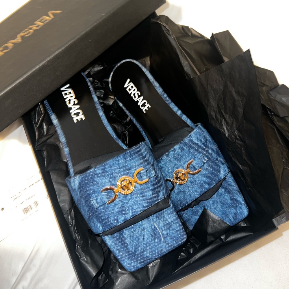 Brand new Versace Jean slides